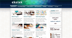 Desktop Screenshot of ekonomikteknoloji.com