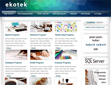 Tablet Screenshot of ekonomikteknoloji.com